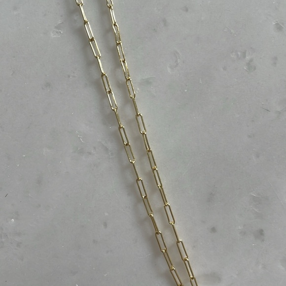 + ADORNIA + Horseshoe Pendant Paper Clip Chain Necklace - Picture 5 of 6